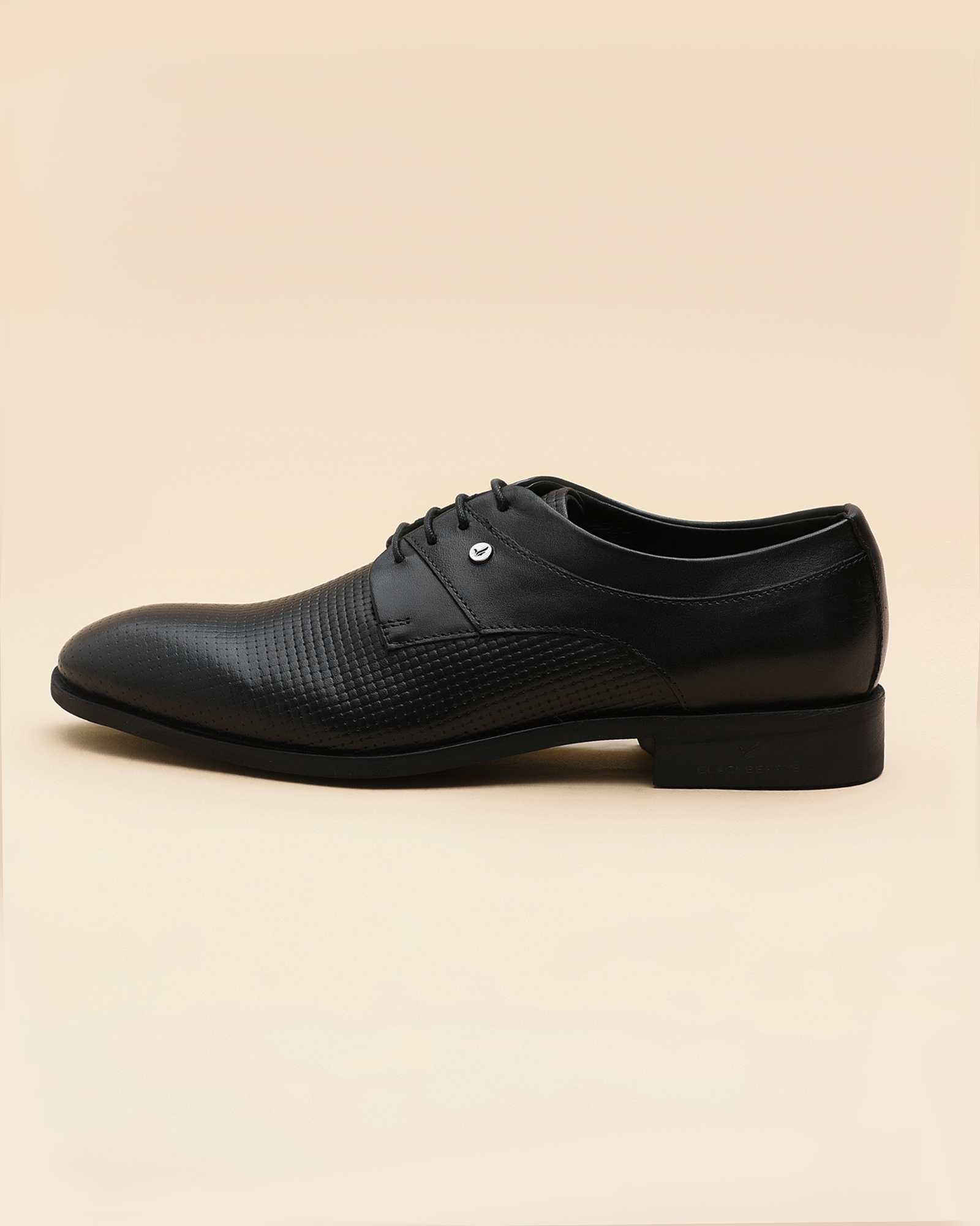 Black Derby Leather shoes