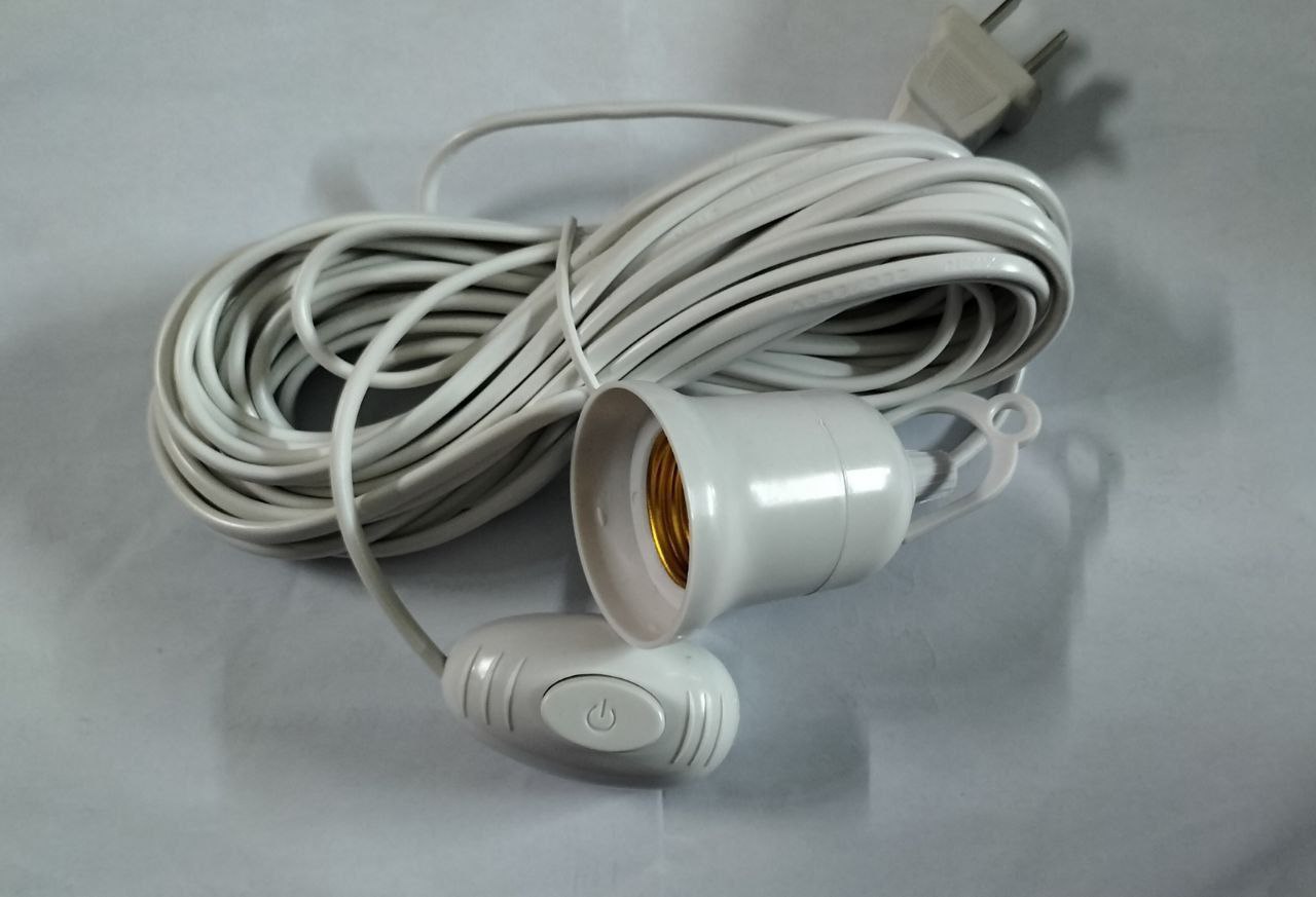 ក្បាលអំពូលមានខ្សែ 5ម៉ែត្រ