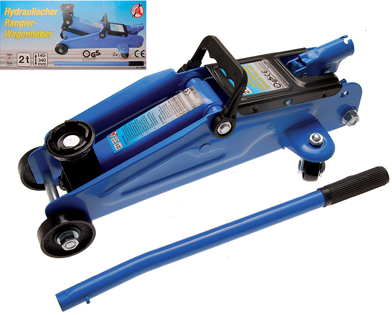 SOLLEVATORE IDRAULICO A CARRELLO 2T X 135-335MM - 1880 1