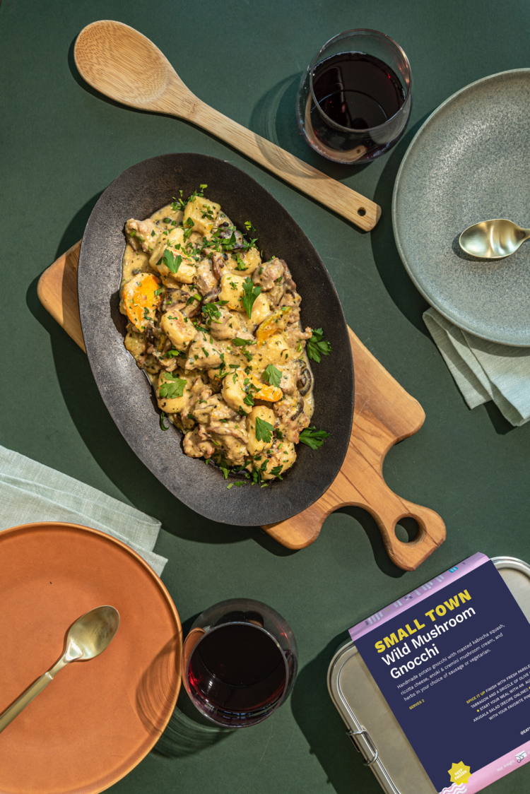 Small town - Wild Mushroom Gnocchi