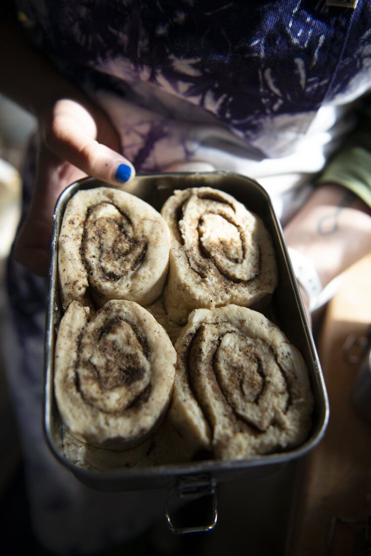 Red Bread - Spiced Caramel Biscuit Buns