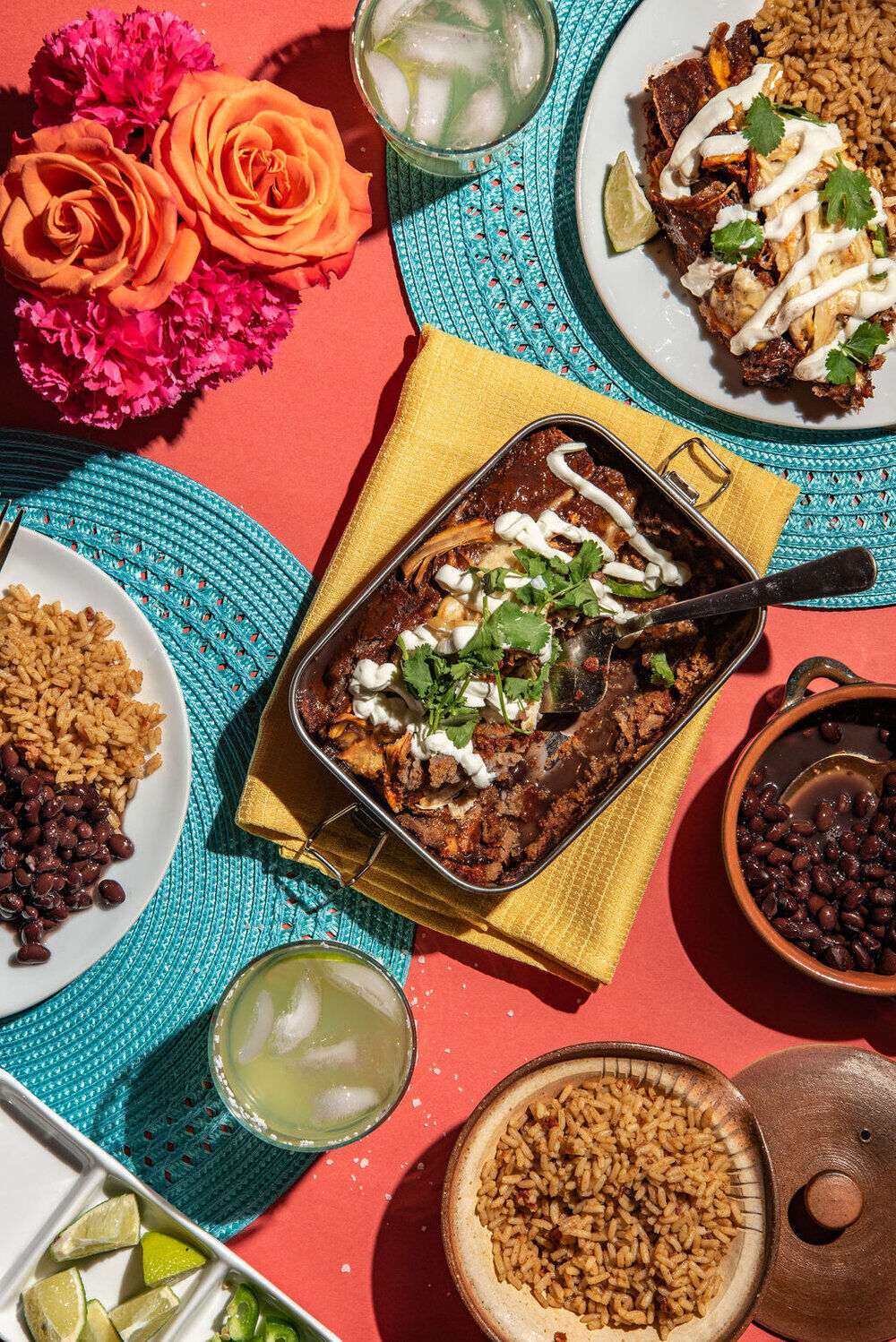 Galaxy Taco - Chicken Enchiladas Rojas