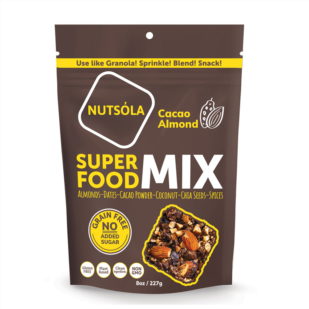 Cacao Almond Superfood Mix 8oz - 6 pack