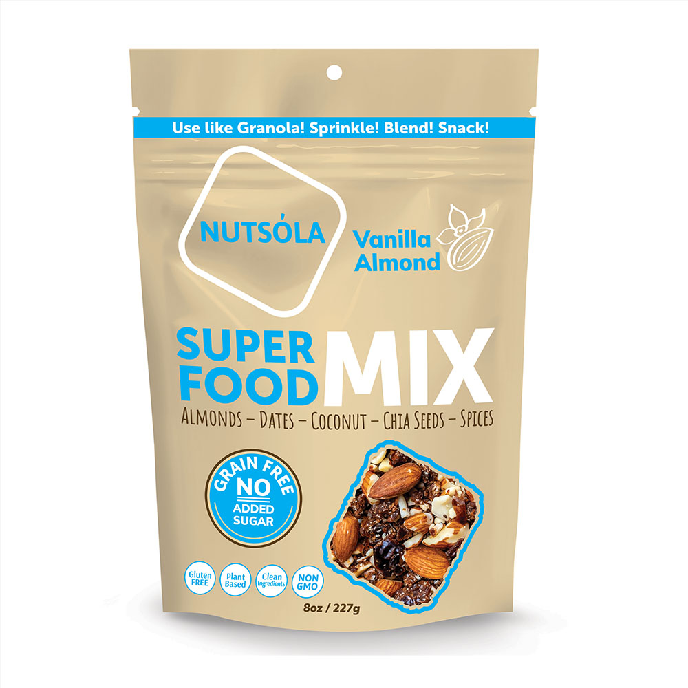 Vanilla Almond Superfood Mix 8oz - 6 pack