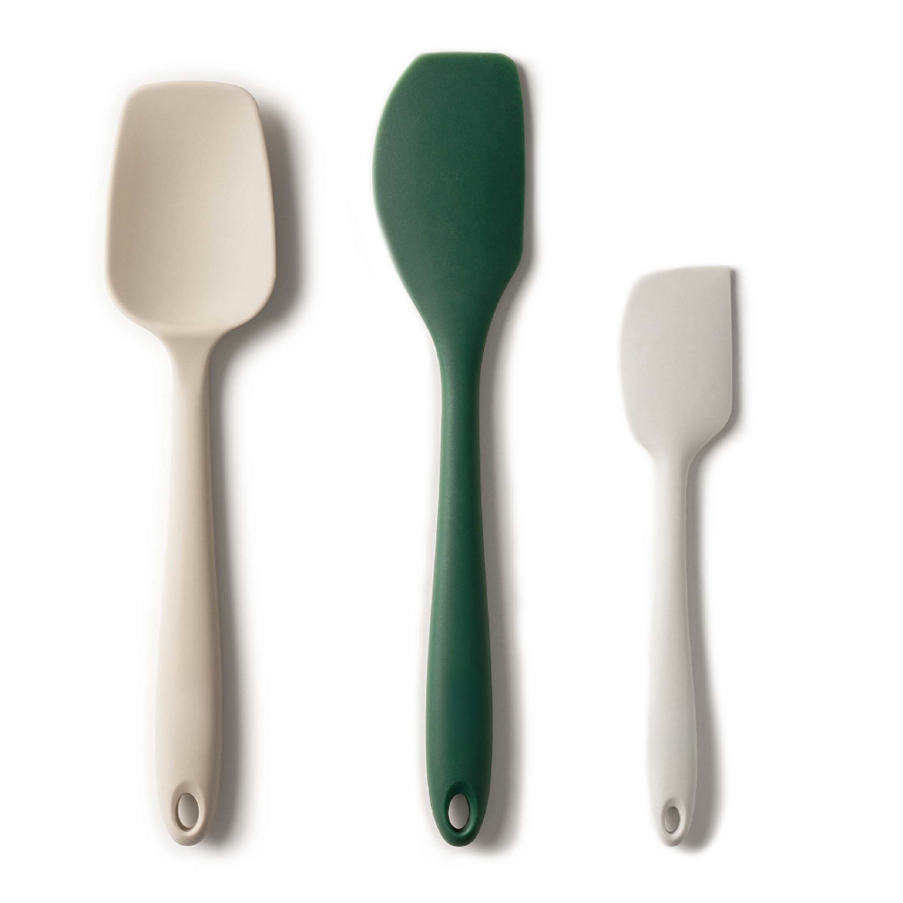 Mini Sage Green Silicone Cooking Utensils Set