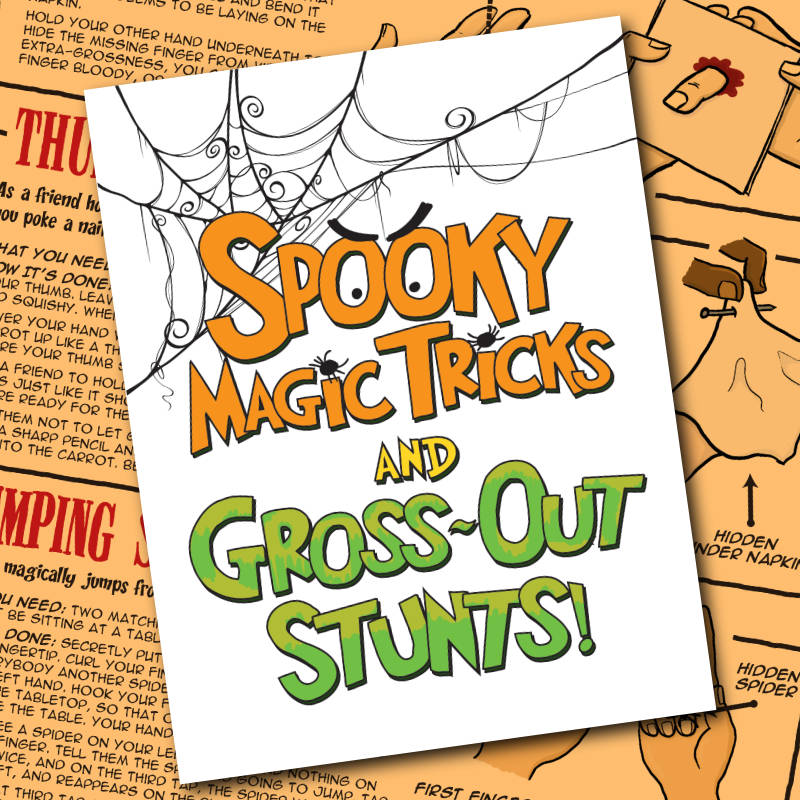 Printable Spooky Tricks Booklet Image