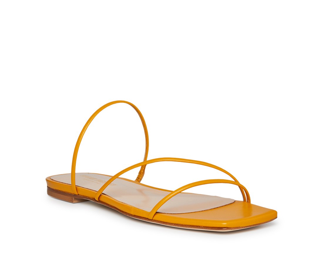 Жёлтые кожаные сандалии - Image 2 of 4