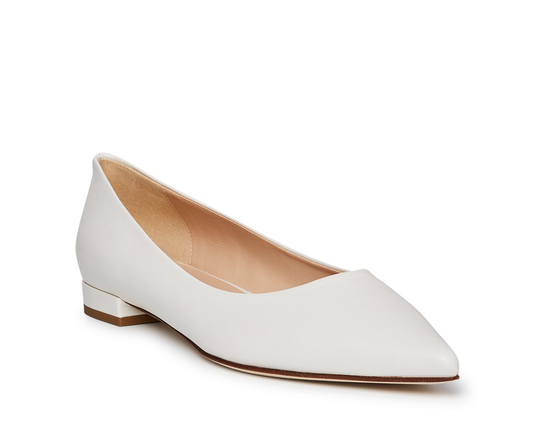 Светлые кожаные балетки - Image 2 of 4