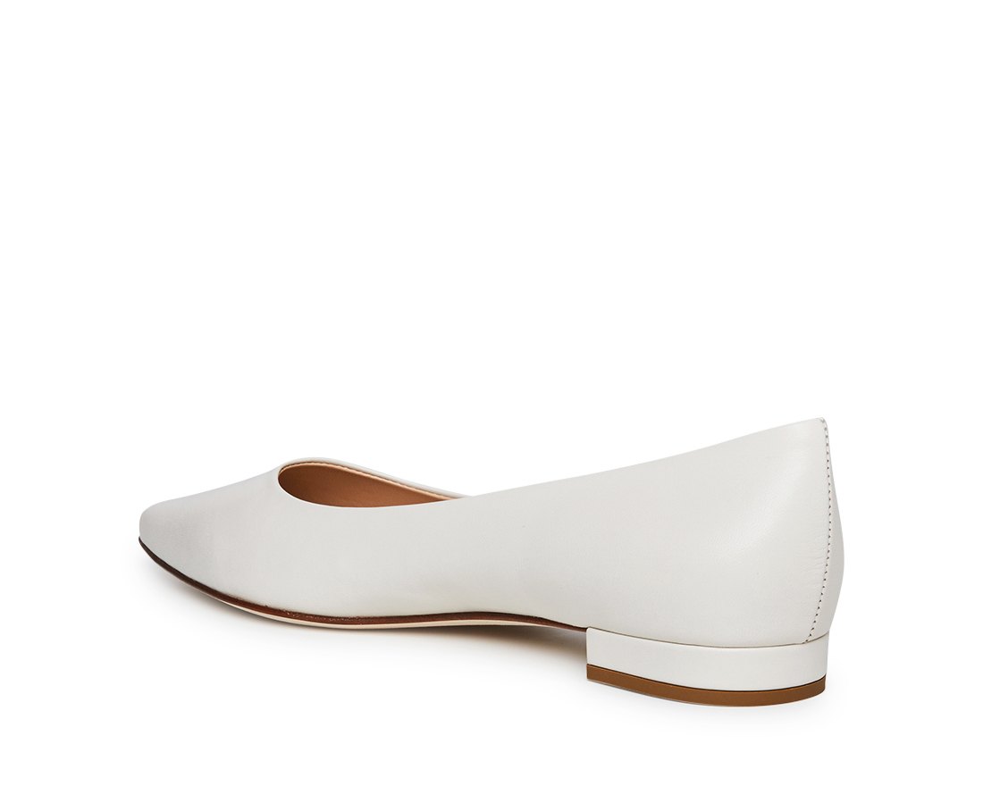 Светлые кожаные балетки - Image 3 of 4