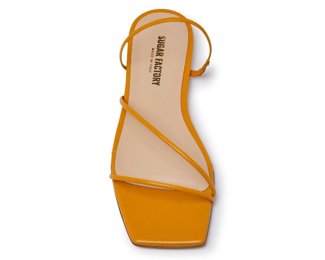 Жёлтые кожаные сандалии - Image 4 of 4