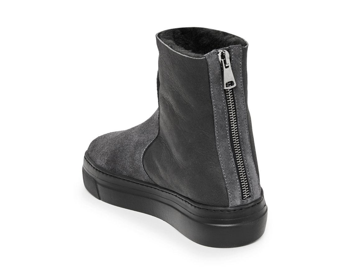 Зимние тёмно-серые ботинки - Image 3 of 4