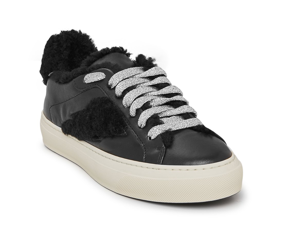 Зимние чёрные кожаные полуботинки - Image 2 of 4