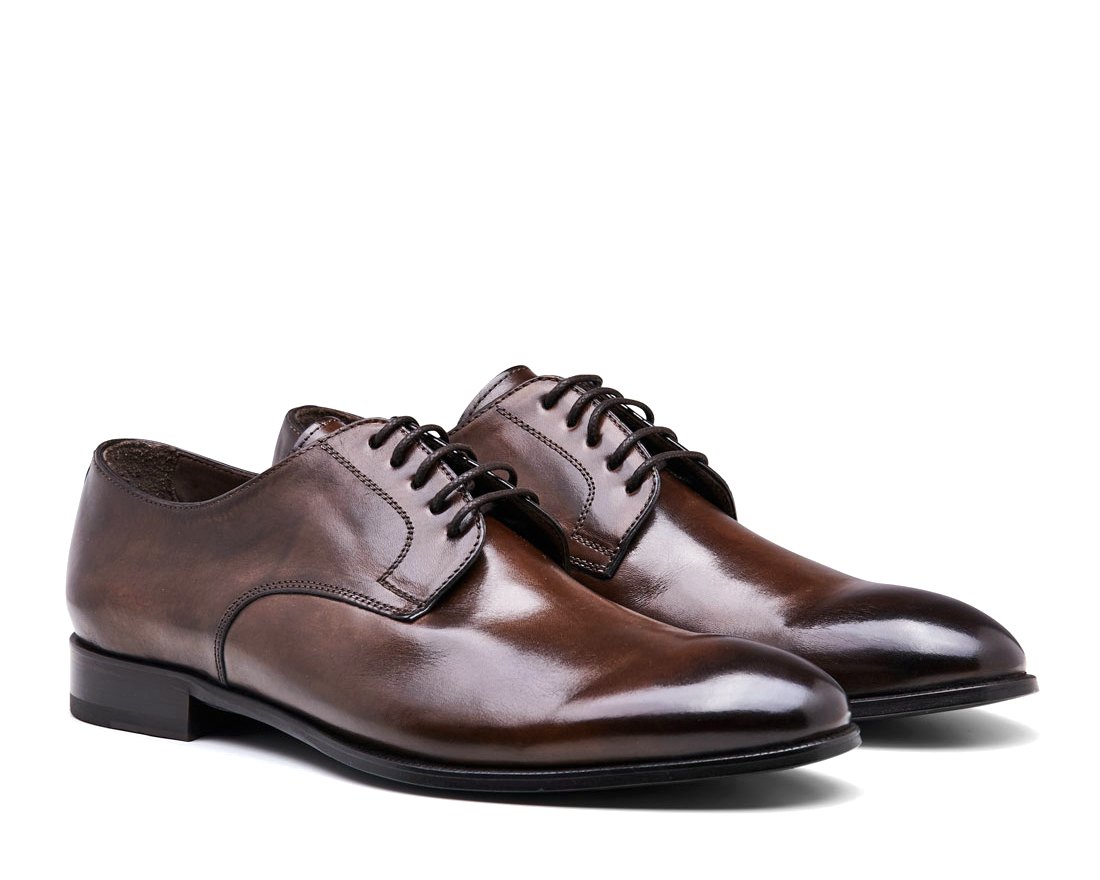 Коричневые кожаные дерби - Image 2 of 2