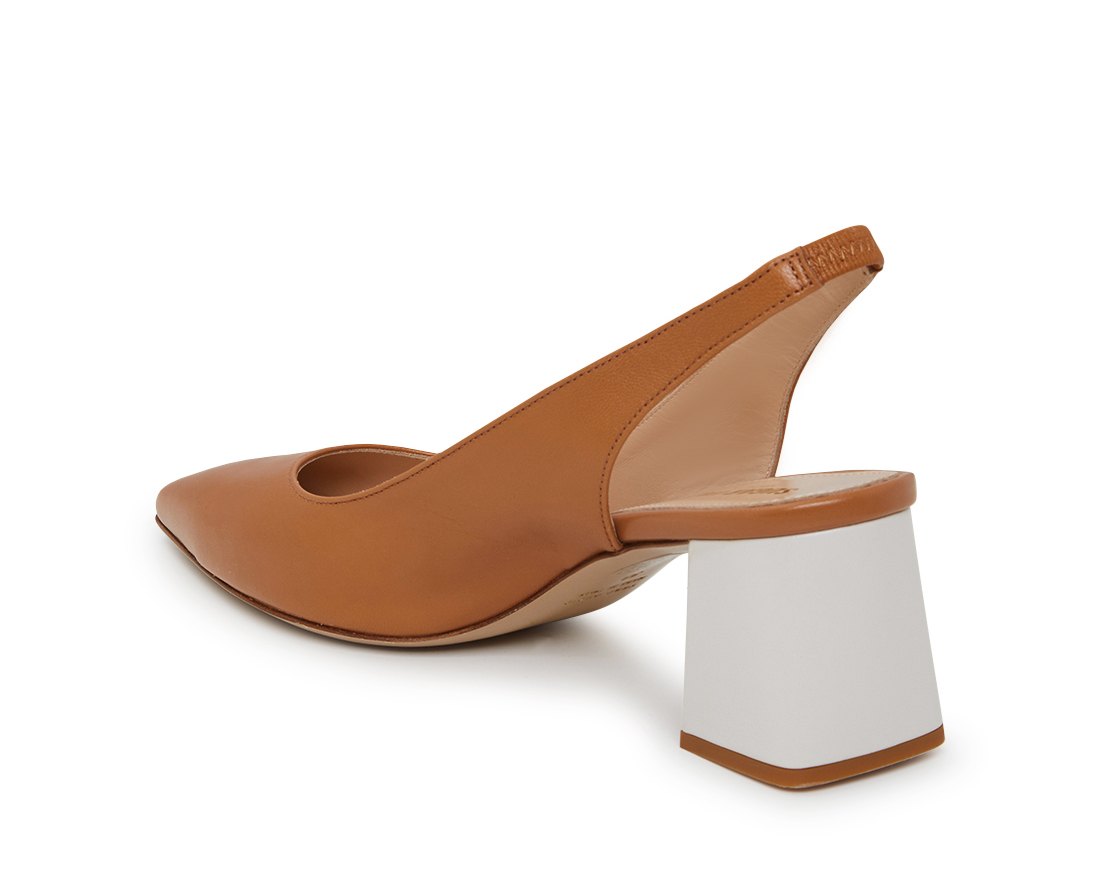 Коричневые кожаные туфли - Image 3 of 4