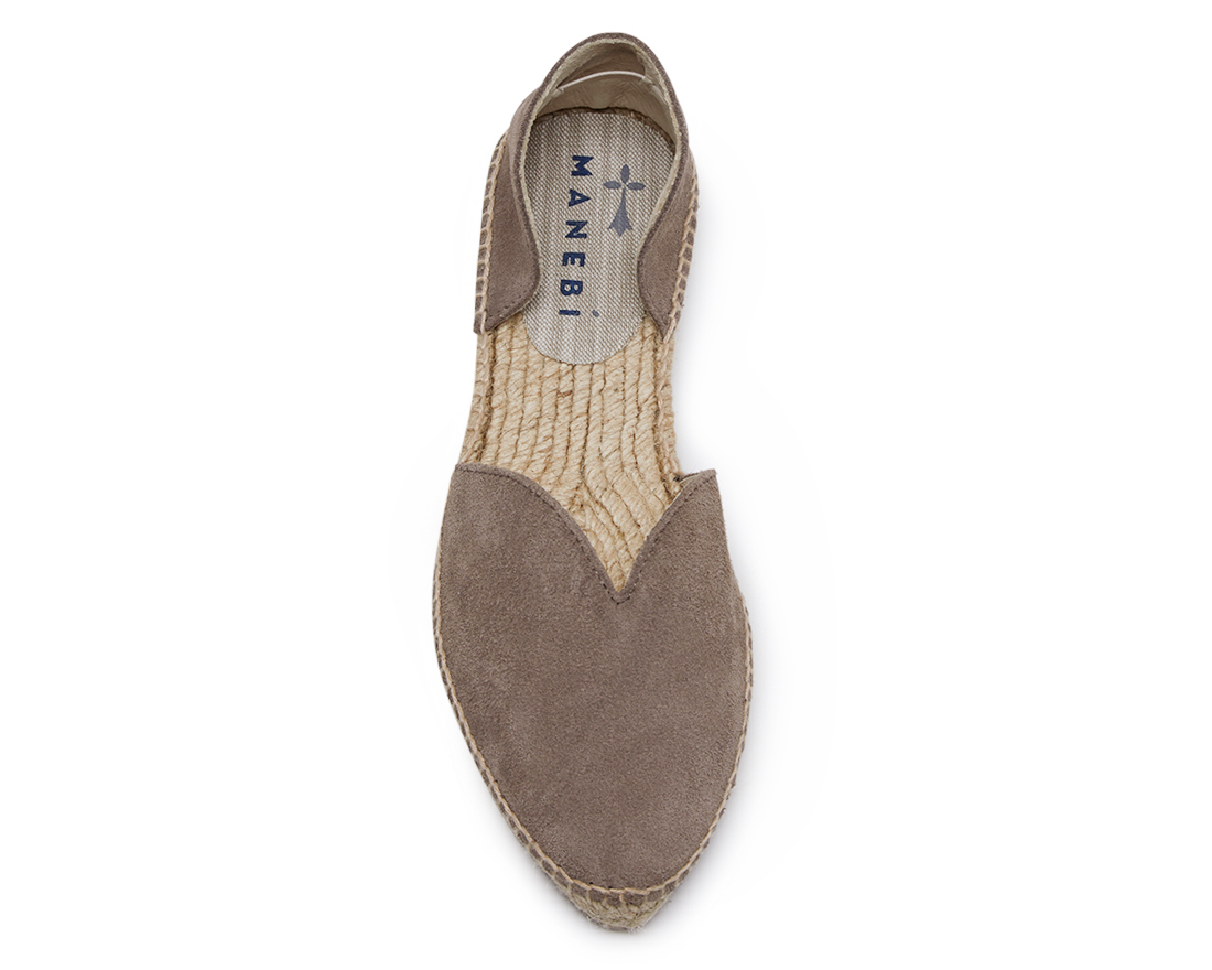 Темно-бежевые эспадрильи