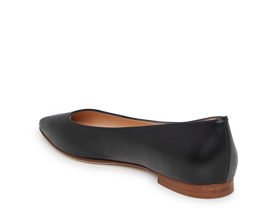 Черные кожаные балетки - Image 3 of 4