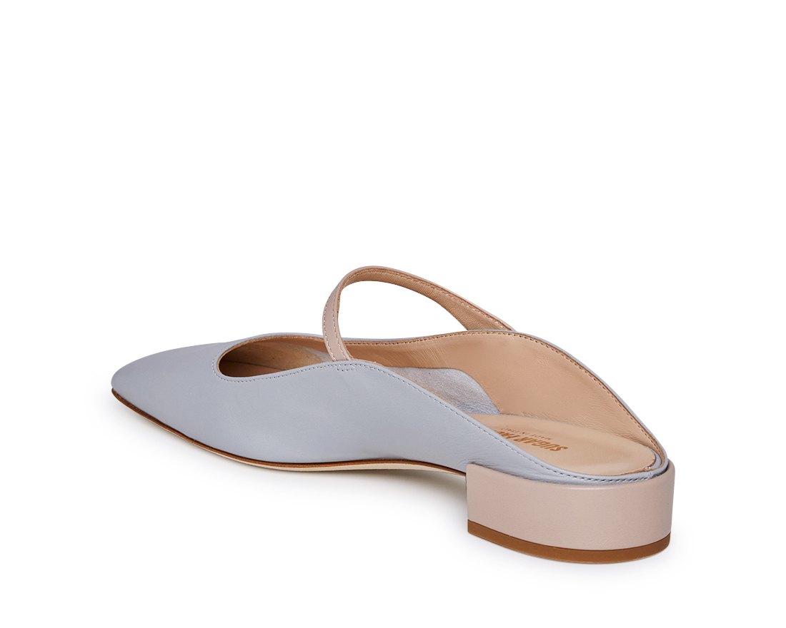 Голубые кожаные слиперы - Image 3 of 4