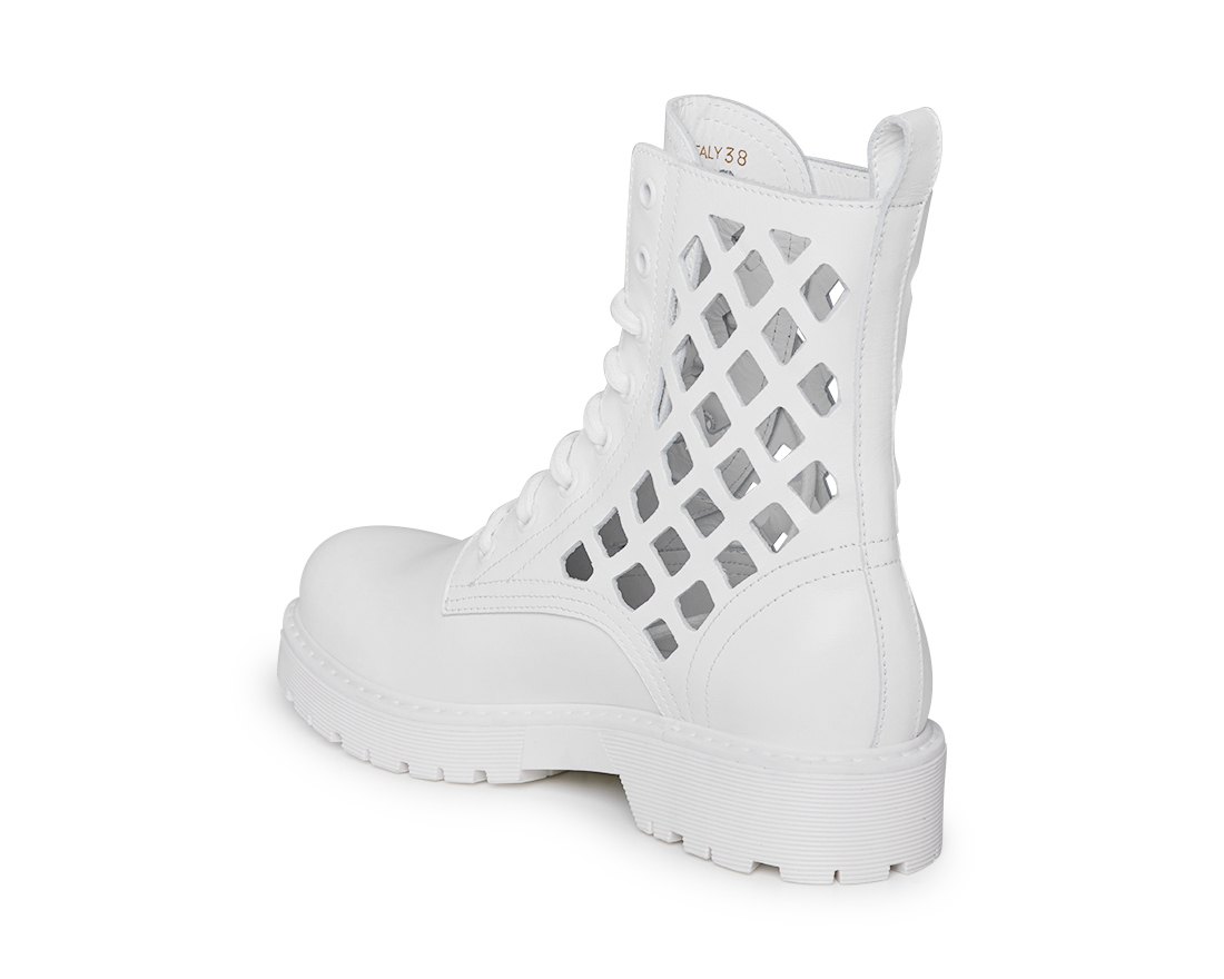 Белые кожаные ботинки - Image 3 of 4