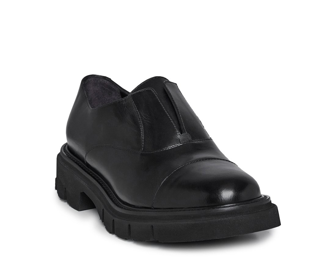 Черные кожаные полуботинки - Image 2 of 4