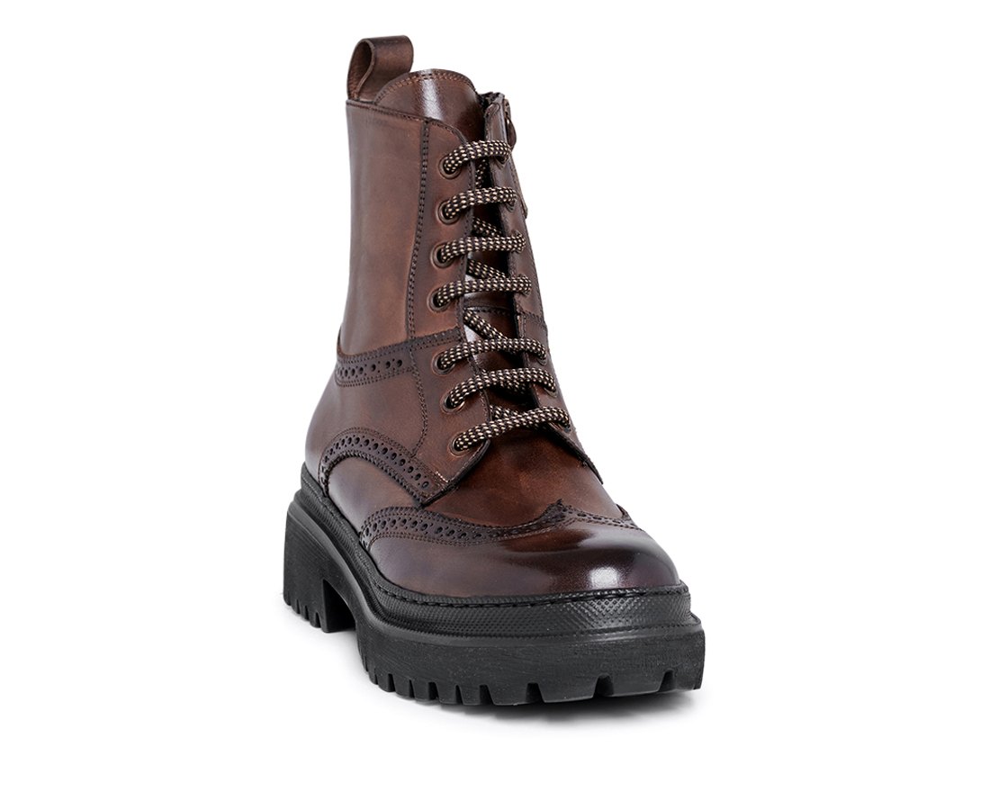 Коричневые кожаные ботинки - Image 2 of 4