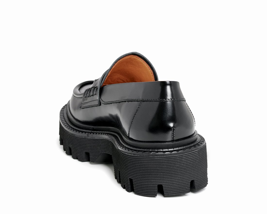 Черные кожаные лоферы - Image 3 of 4