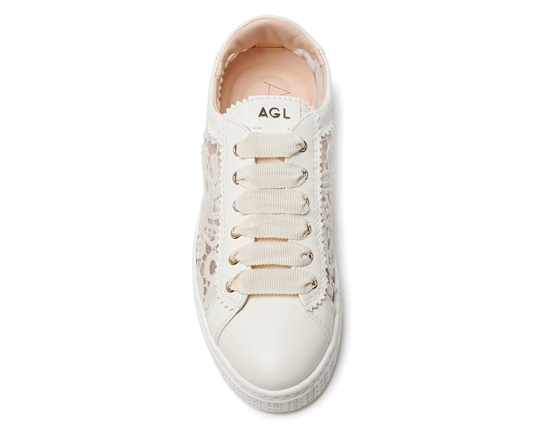 Белые текстильные кеды - Image 4 of 5