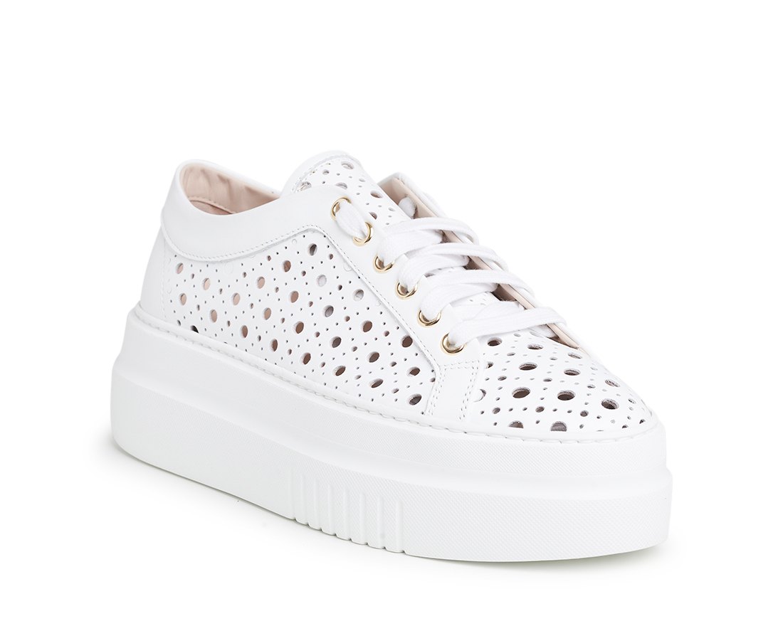 Белые кожаные кеды - Image 2 of 5