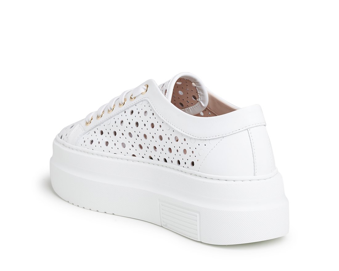 Белые кожаные кеды - Image 3 of 5