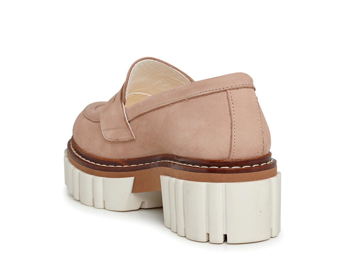 Лоферы из нубука в цвете розавая пудра - Image 3 of 5