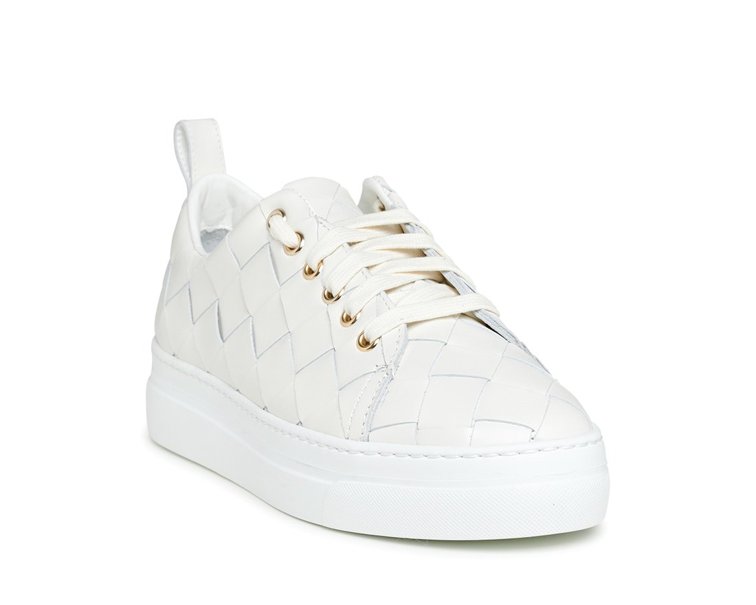 Белые кожаные кеды - Image 2 of 5