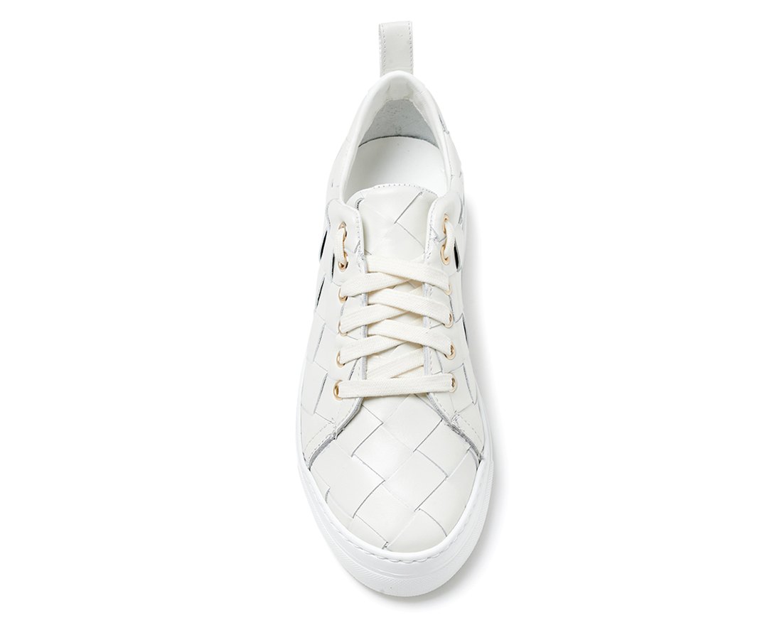 Белые кожаные кеды - Image 4 of 5