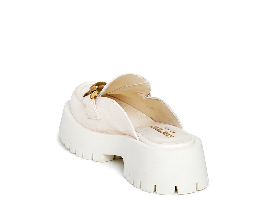 Белые кожаные слиперы - Image 3 of 5