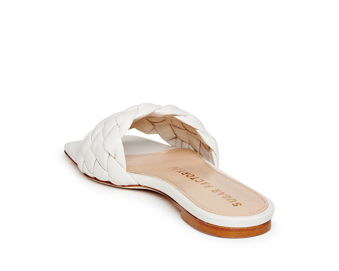 Белые кожаные сандалии - Image 3 of 5