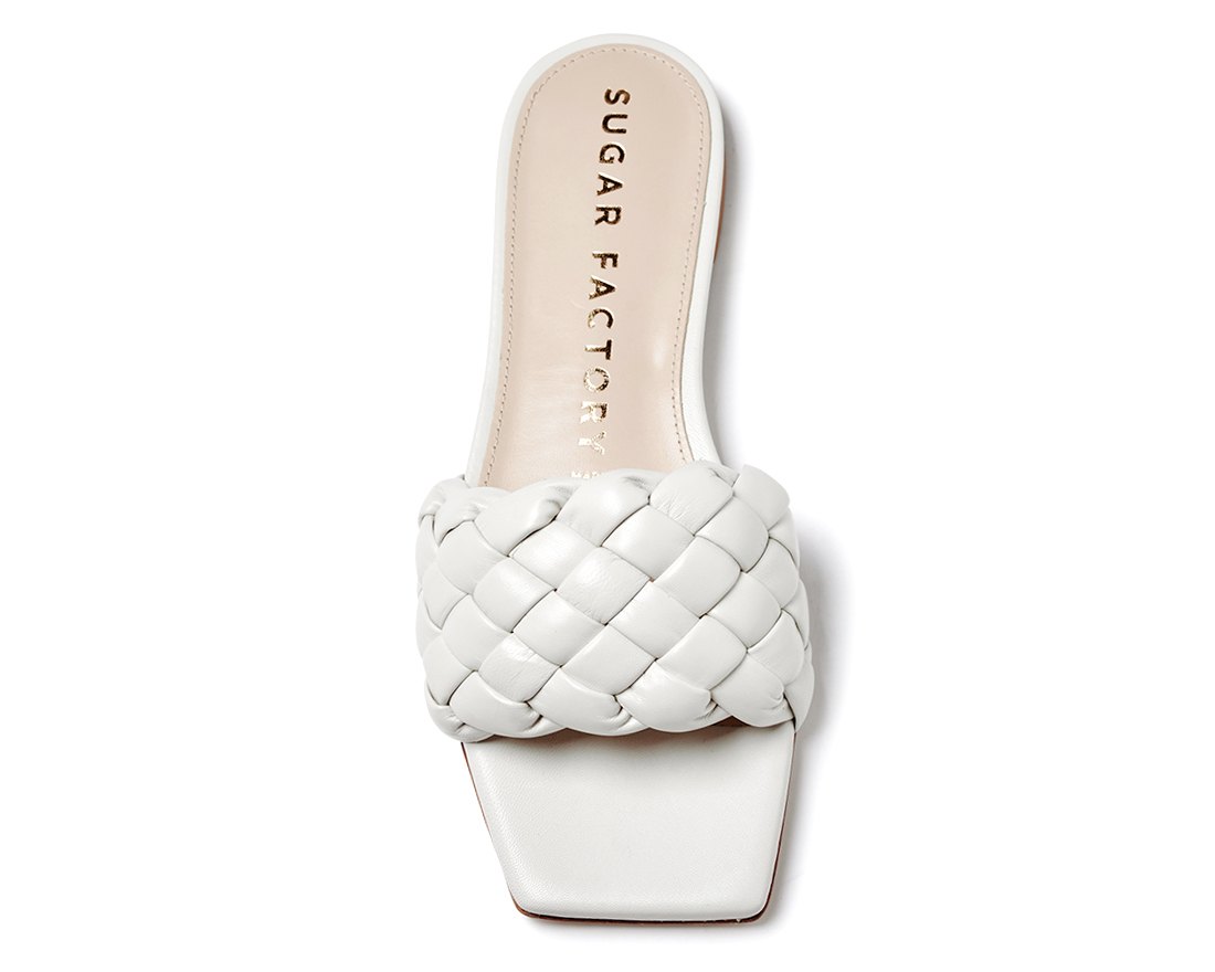 Белые кожаные сандалии - Image 4 of 5