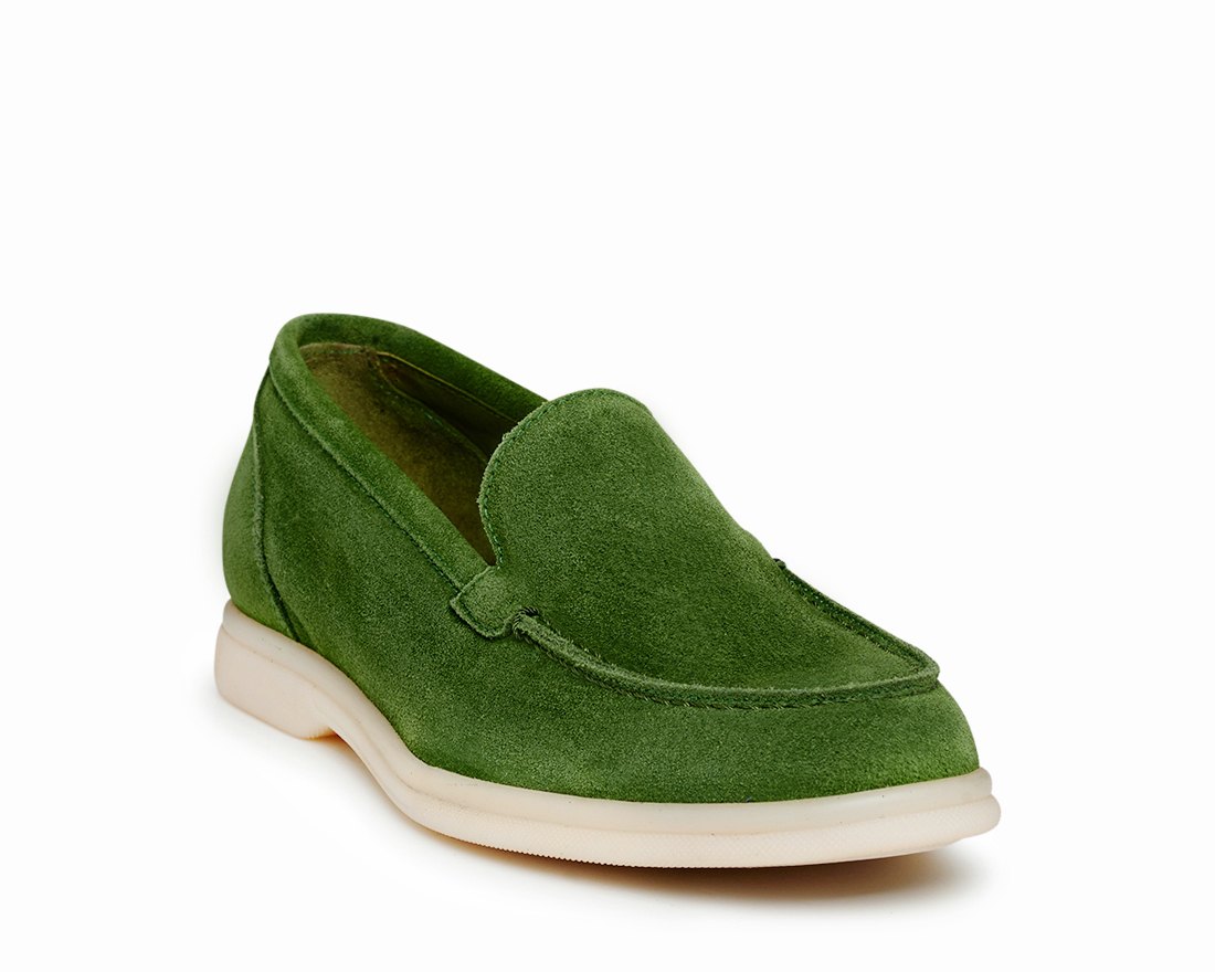 Зеленые замшевые лоферы - Image 2 of 5