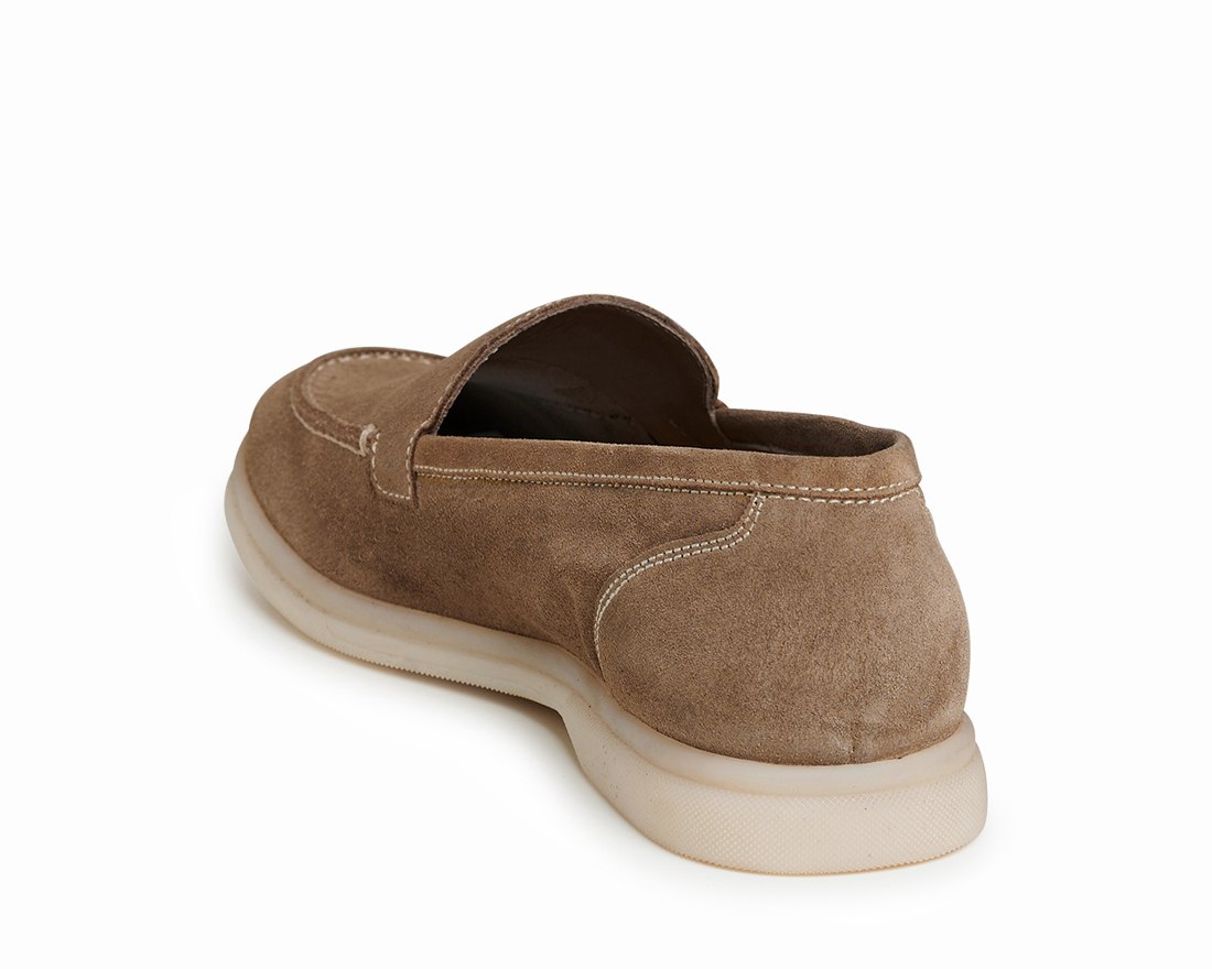 Бежевые замшевые лоферы - Image 3 of 5