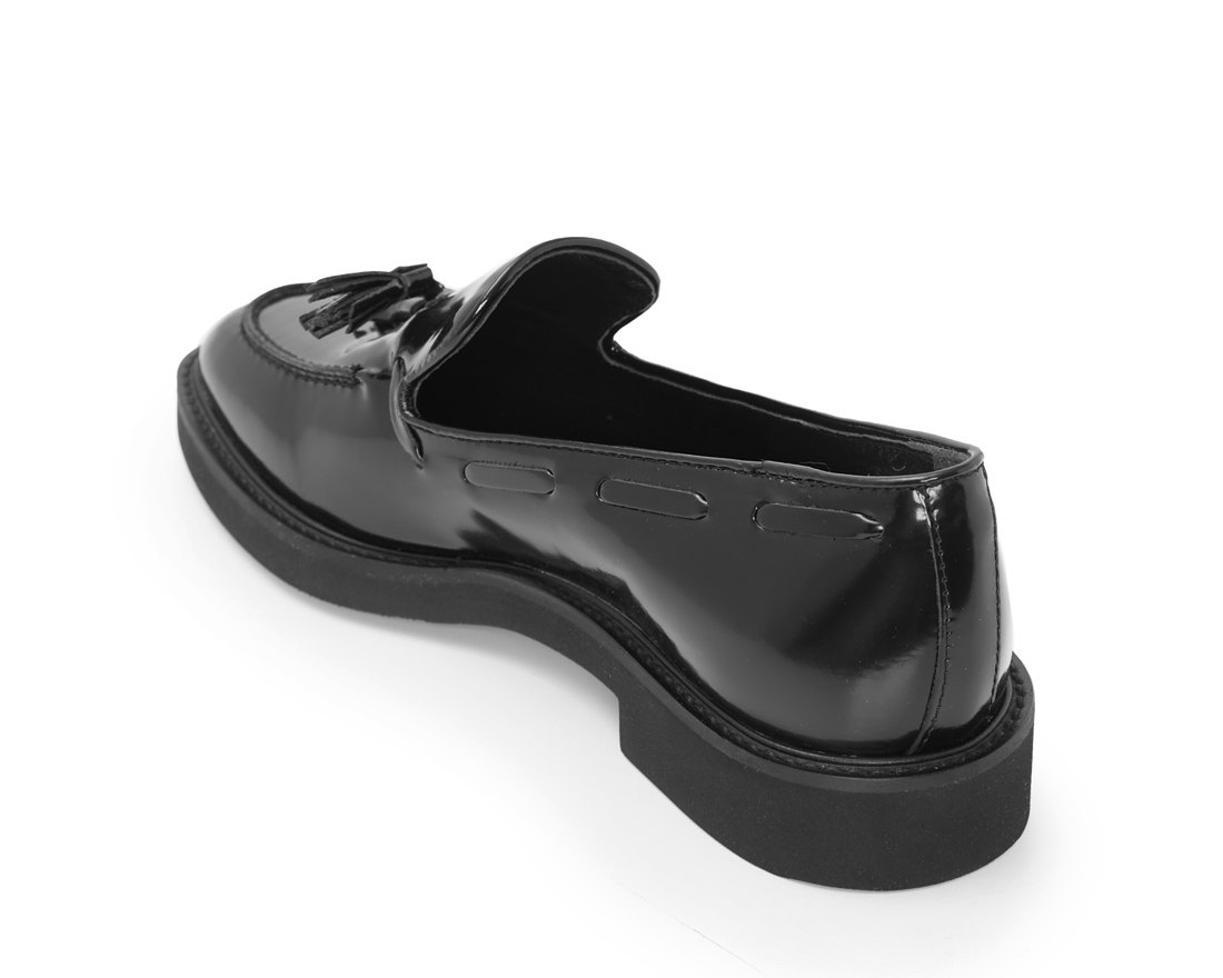 Черные кожаные лоферы - Image 3 of 5