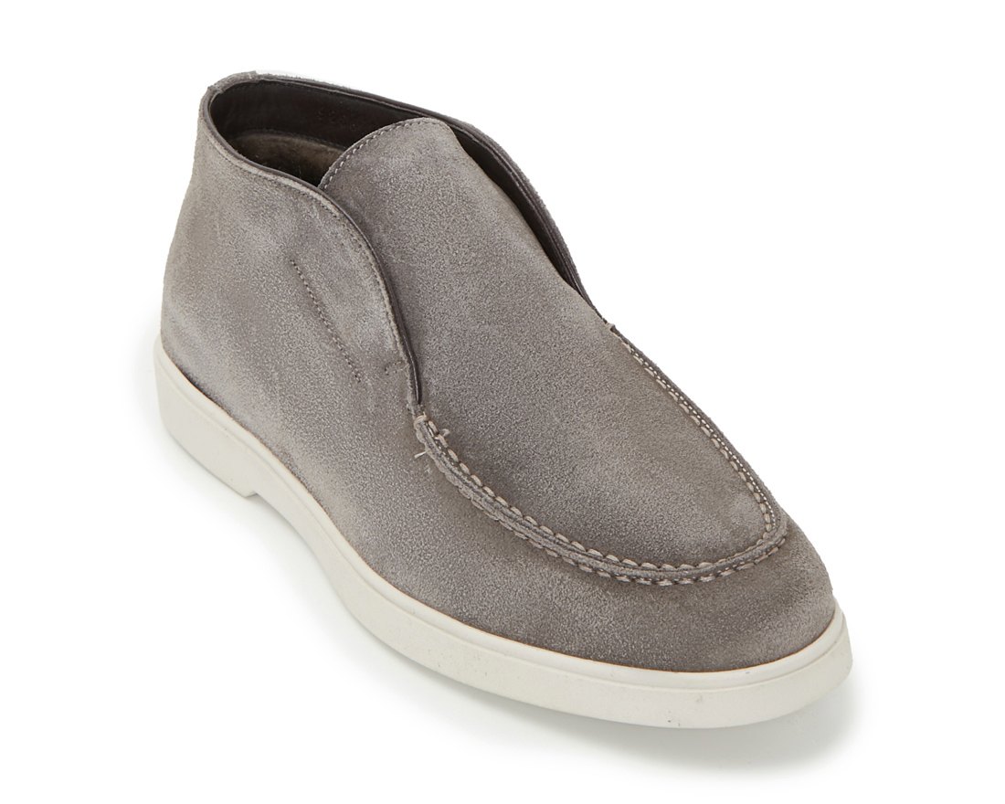 Зимние серые замшевые полуботинки - Image 2 of 5