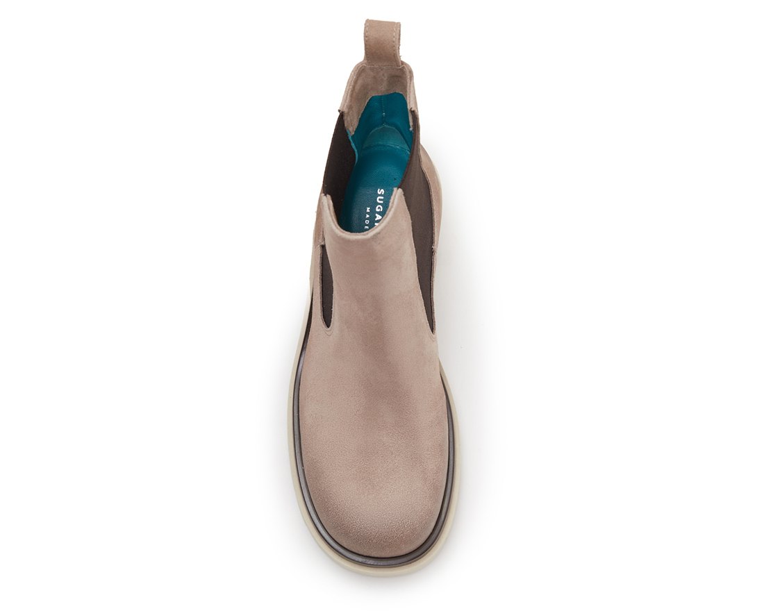 Бежевые замшевые ботильоны - Image 4 of 5