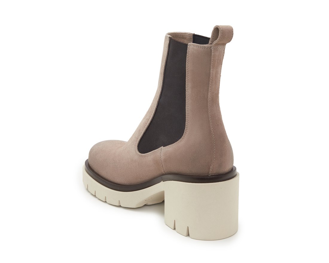 Бежевые замшевые ботильоны - Image 3 of 5