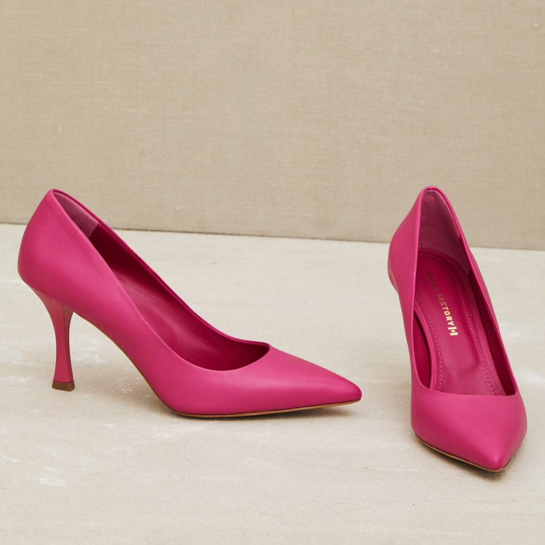 Розовые кожаные туфли-лодочки - Image 2 of 5