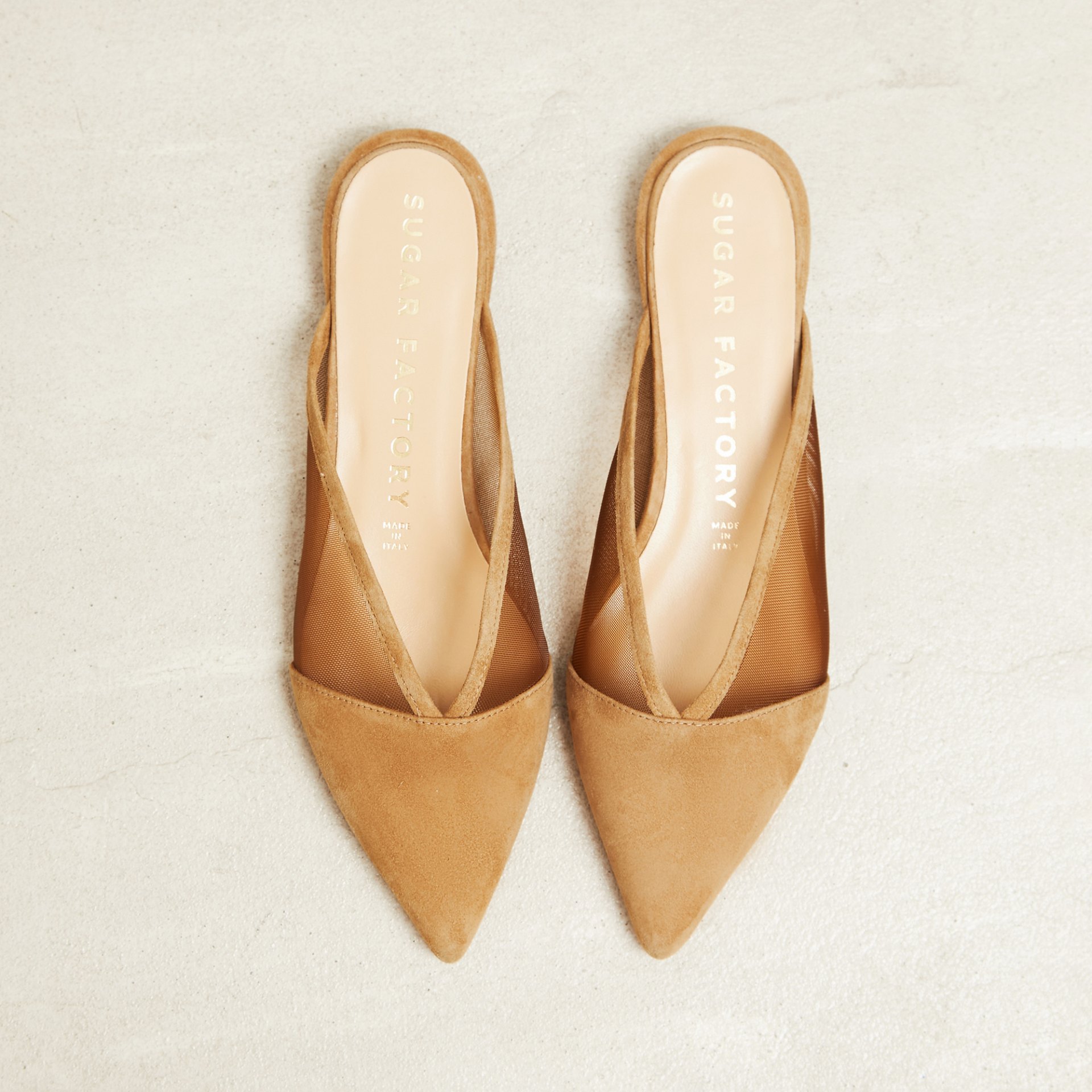 Песочные замшевые слиперы - Image 2 of 5