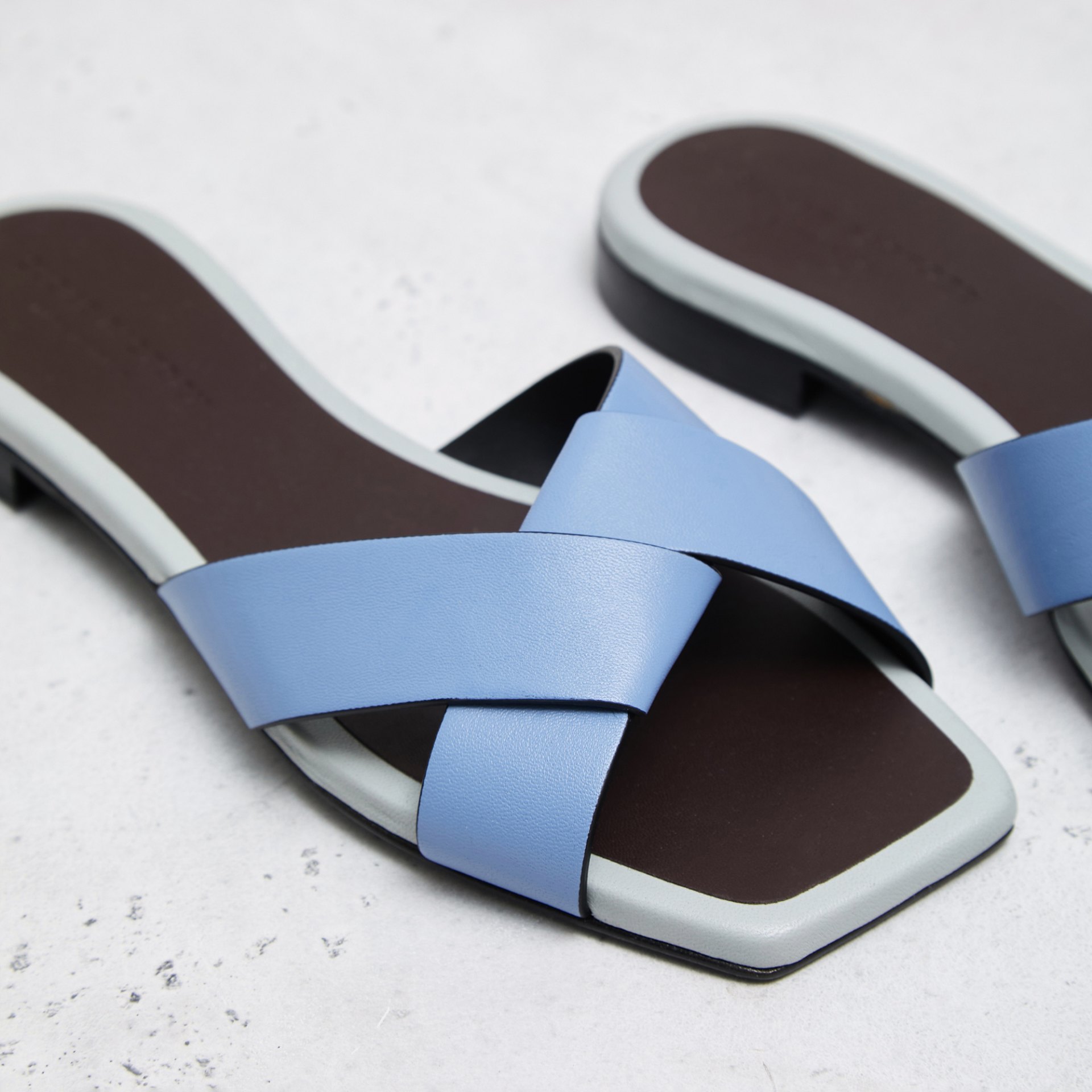 Синие кожаные пантолеты - Image 3 of 5