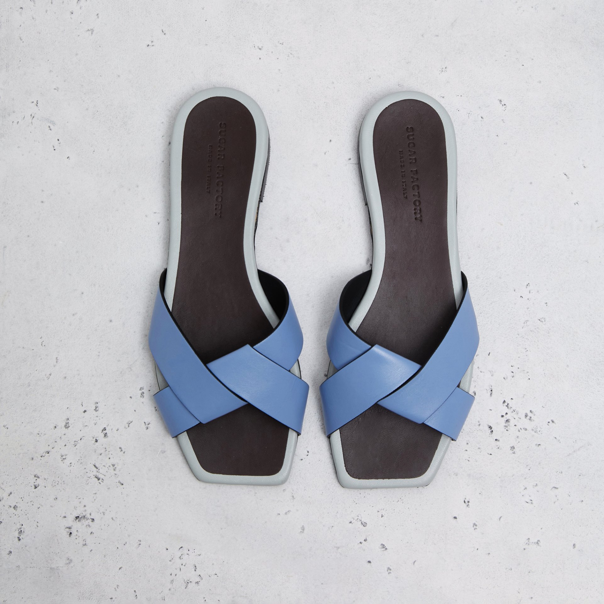 Синие кожаные пантолеты - Image 2 of 5