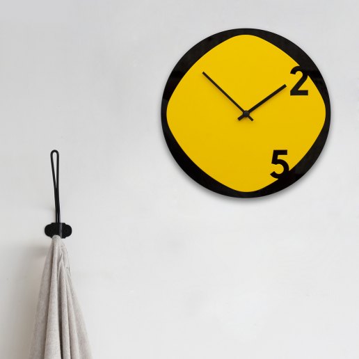 Immagine per Clock25 - Yellow&Black - Orologi da parete - Sabrina Fossi Design