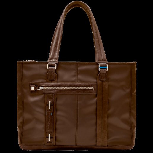 Immagine per Shopping bag grande espandibile con tasca frontale, porta computer, porta iPad P-cube CAPPUCCINO - PIQUADRO