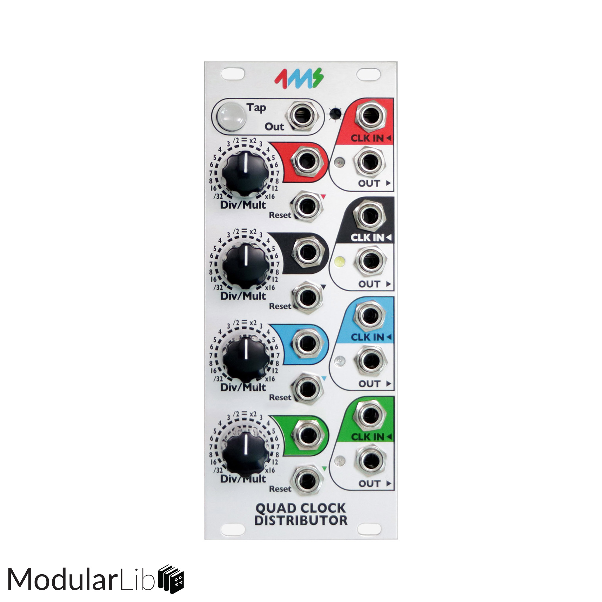 4MS Quad Clock Distributor (S) - ModularLib a library for modular 