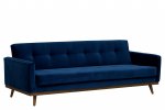 Hugo 3 Seater Velvet Sofa-Bed / 3 Preview