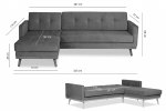 Hugo Linen Corner Sofa-Bed - Left Hand / 2 Preview