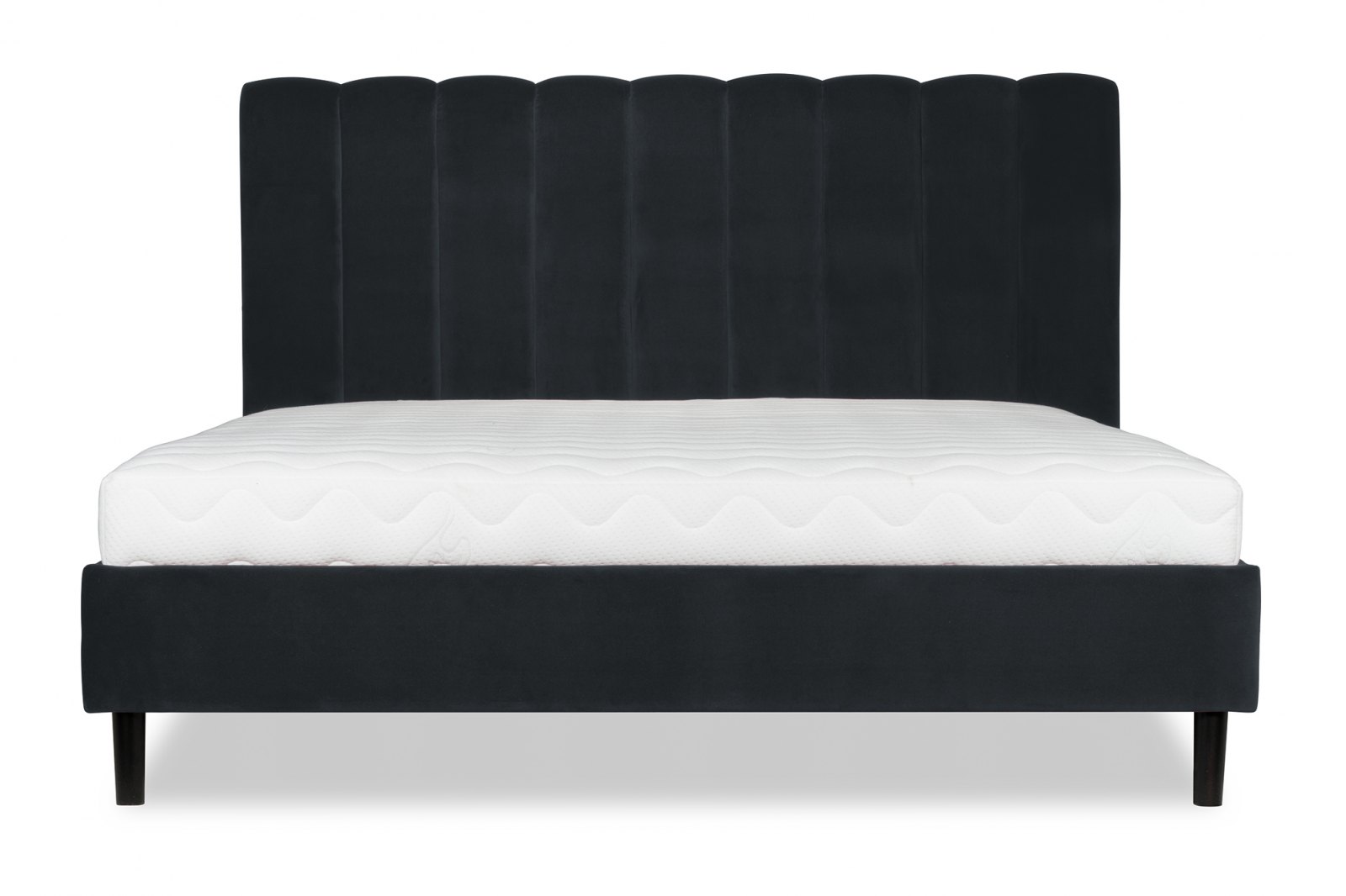 Vivien Velvet King Size Bed 160cm / 1